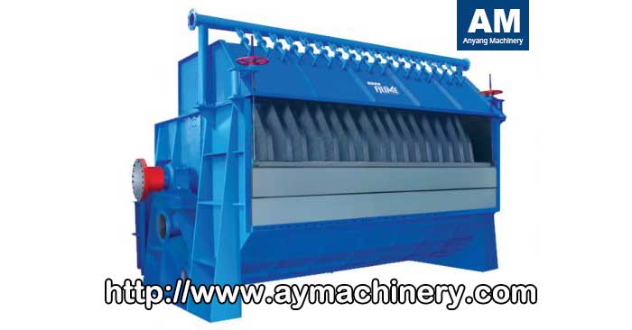 gravity disc thickener in pulp mill