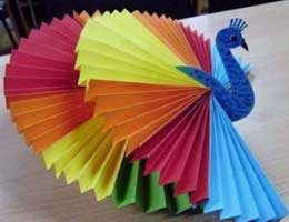 paper peacock