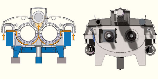 twin roll press washer supplier
