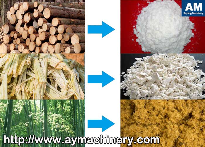 Different Raw Materials Pulp Making For Paper