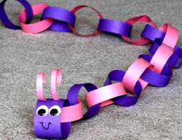 paper caterpillar